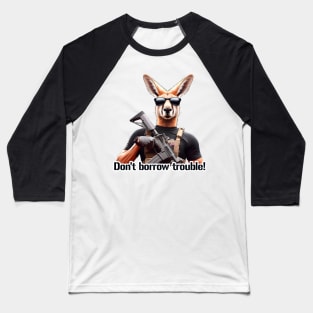 Tactical Kangaroo Adventure Tee: Where Playfulness Meets Precision Baseball T-Shirt